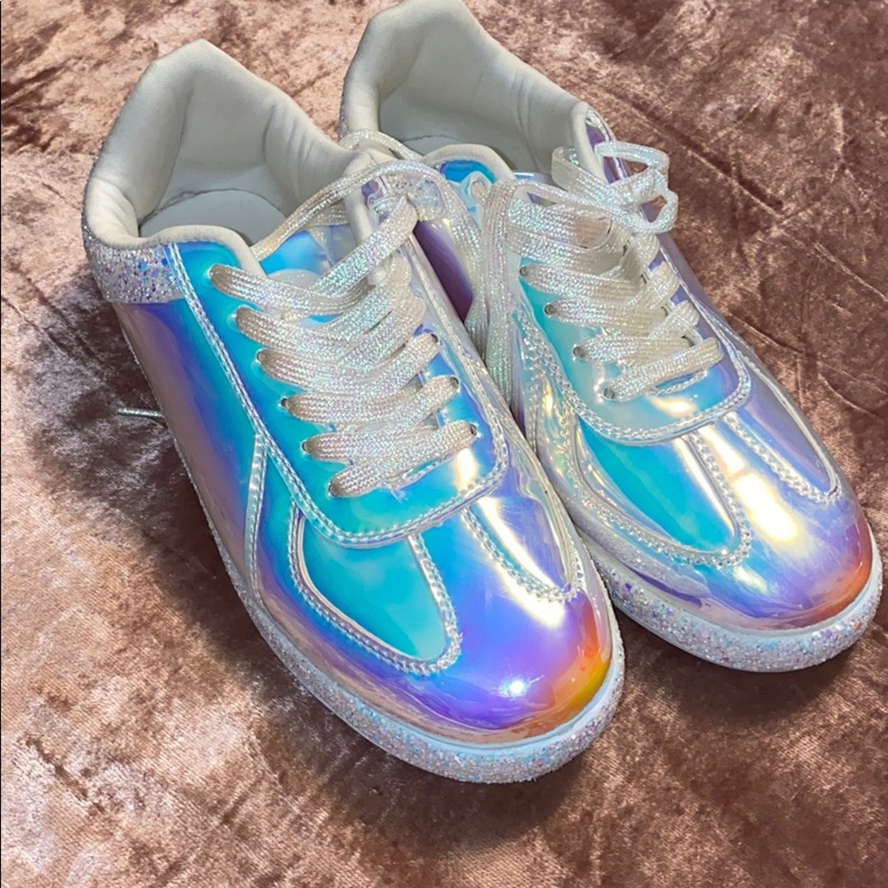 Iridescent shoes